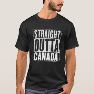 Kanada - Funny Canada Wear - Straight Outta Canada T-Shirt