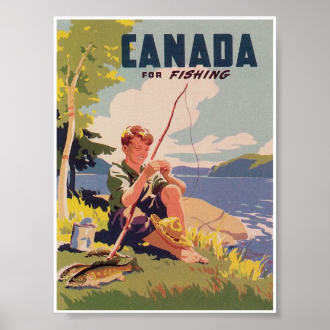 Kanada für das Vintage Travel Poster (Vorne)