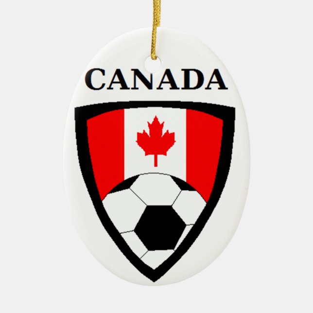 Kanada-Fußball Keramikornament (Vorne)
