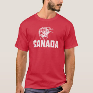 Kanada Fußball-T - Shirt (Fußball im Netz)