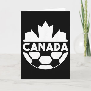 Kanada Fußballmannschaft Sport Flagge Ahornblatt M Karte