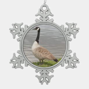 Kanada-Gans Schneeflocken Zinn-Ornament