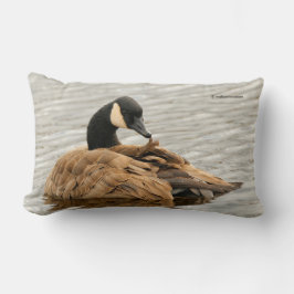 Kanada Gänse auf dem See Lendenkissen