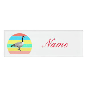 Kanada Gänse Multi-Color Sun Thunder_Cove Namenschild