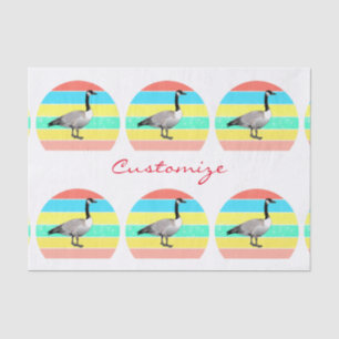 Kanada Gänse Multi-Color Sun Thunder_Cove Seidenpapier