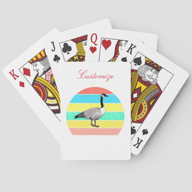 Kanada Gänse Multi-Color Sun Thunder_Cove Spielkarten (Rückseite)