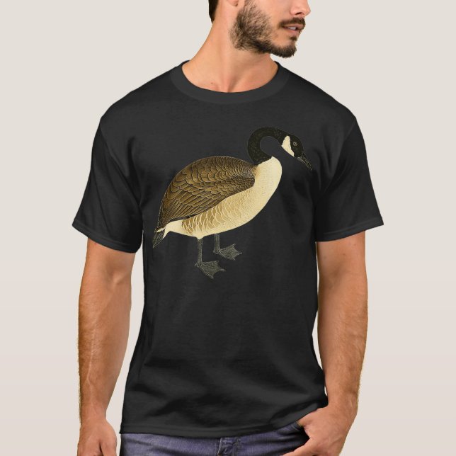 Kanada Gänse Niedliche Vintage Grafische Kanadisch T-Shirt (Vorderseite)