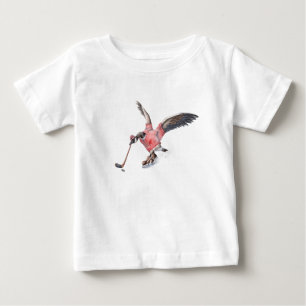 Kanada Gänse Playing Hockey Baby T-shirt