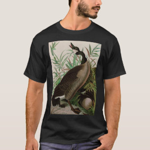 Kanada Gänse Vögel Amerika Audubon Print T-Shirt