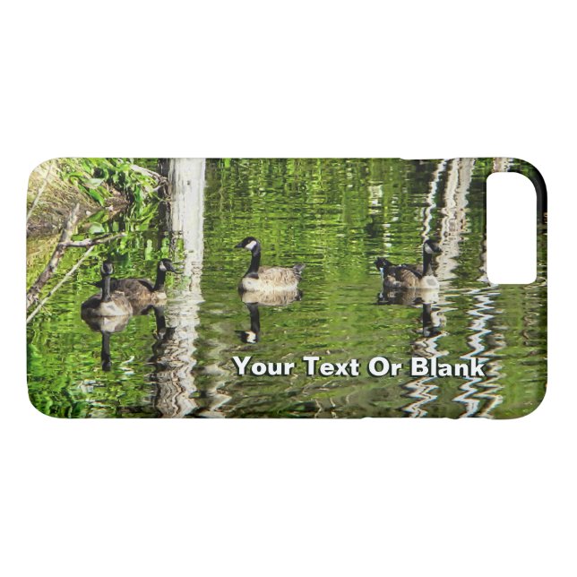 (Kanada) Gänsegrün Case-Mate iPhone Hülle (Rückseite (Horizontal))