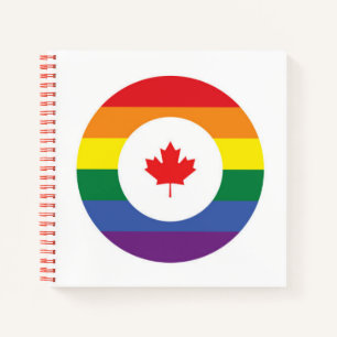 Kanada-Gay Pride Notizbuch