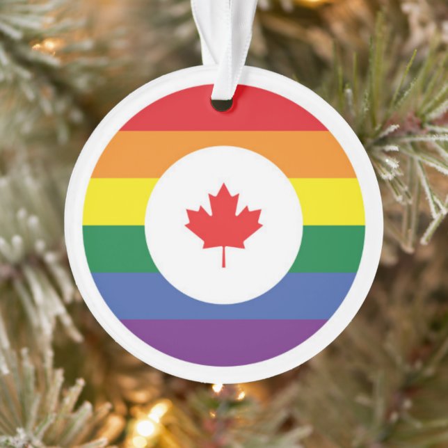 Kanada-Gay Pride Ornament (Baum)
