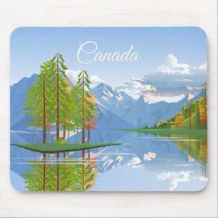 Kanada-Gebirgslandschaft Mousepad