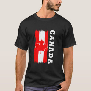 Kanada Geschenk Flagge Varsity Kanadisch Toronto R T-Shirt