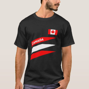 Kanada Geschenk Flagge Varsity Kanadisch Toronto R T-Shirt