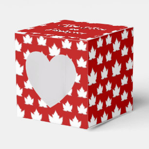 Kanada-Geschenkboxen personalisieren Kanada-Flagge Geschenkschachtel