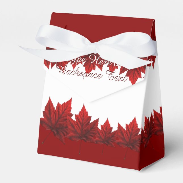 Kanada Geschenkboxen Personalisiert Herbstleaf-Ges Geschenkschachtel (Vorderseite)