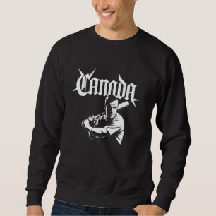 Kanada Gift Flag Varsity Canadian Toronto Retro Vi Sweatshirt