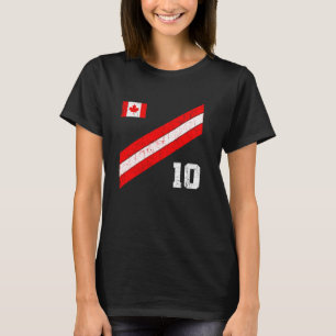 Kanada Gift Flag Varsity Canadian Toronto Retro Vi T-Shirt
