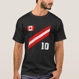 Kanada Gift Flag Varsity Canadian Toronto Retro Vi T-Shirt