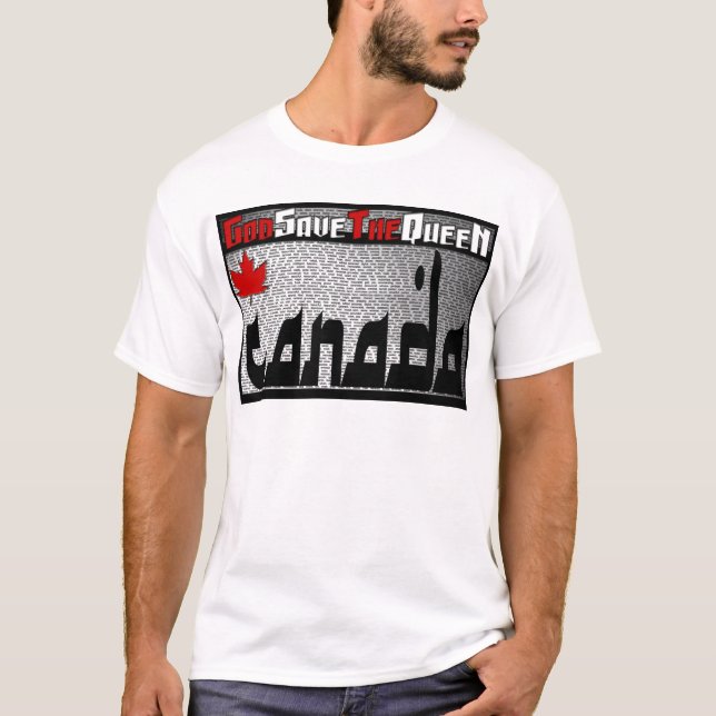 Kanada - God Save the Queen T-Shirt (Vorderseite)