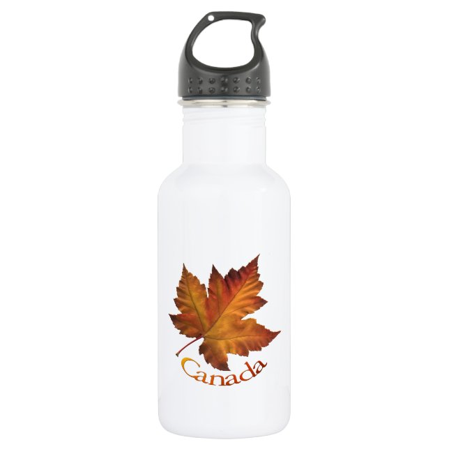 Kanada Gold Maple Leaf Souvenir Trinkflasche (Vorderseite)