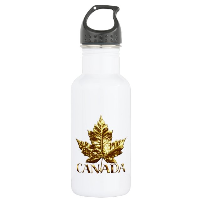 Kanada Gold Medaille Maple Leaf Souvenir Trinkflasche (Vorderseite)