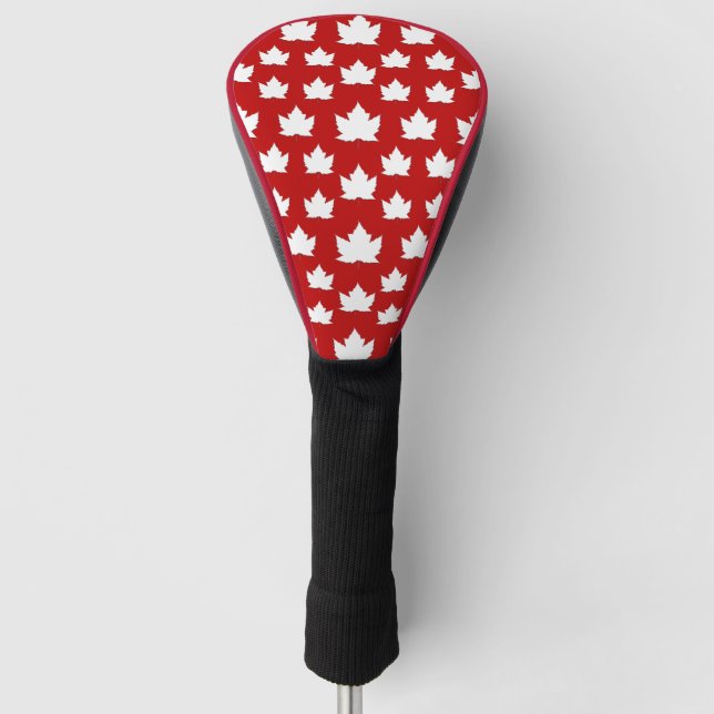 Kanada Golf Canada Maple Leaf Driver Cover Headcover (Vorderseite)