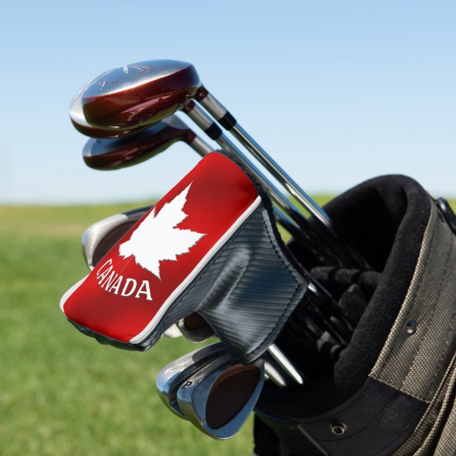 Kanada Golf Geschenke Maßgeschneiderte Canada Putt Golf Headcover (In Situ)