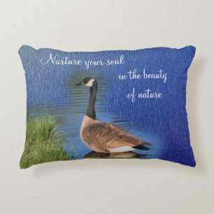 Kanada Goose Schönheit der Natur Inspiration Dekokissen