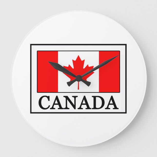 Kanada Große Wanduhr (Vorderseite)