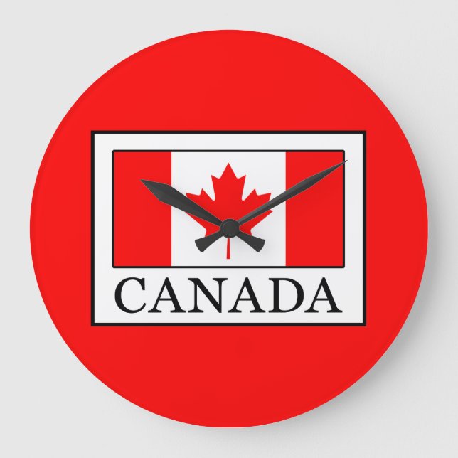 Kanada Große Wanduhr (Vorderseite)