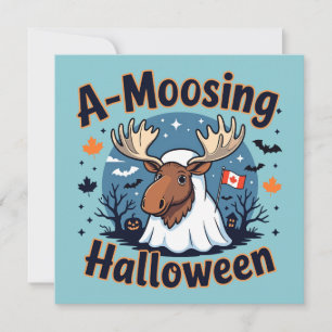 Kanada Halloween Moose Feiertagskarte