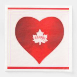 KANADA HERART SERVIETTE