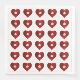 KANADA HERZ TILE SERVIETTE
