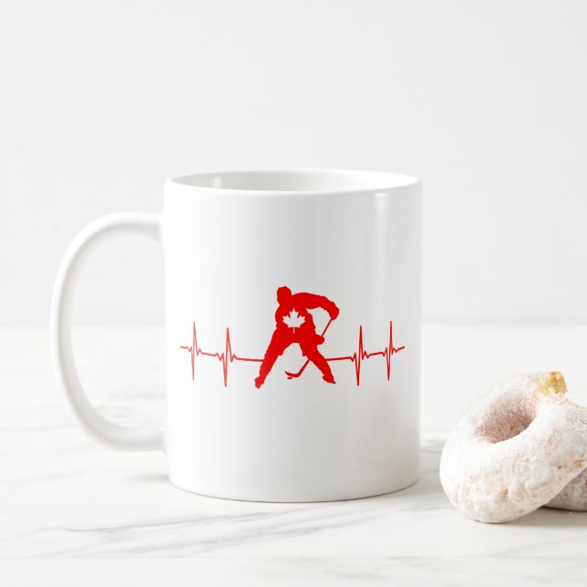 Kanada Hockey Kaffeetasse (Mit Donut)