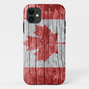 Kanada Holzflagge Case-Mate iPhone Hülle