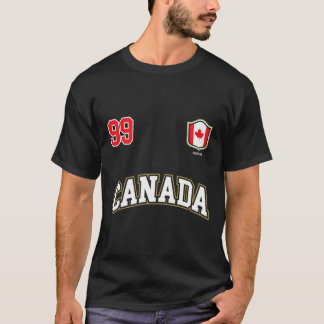 Kanada Hoodie Number 99 Canadian Team Sports Hocke T-Shirt