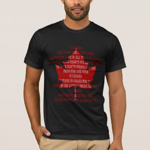Kanada Hymne T-Shirt Geschenke Souvenir Kanada Shi
