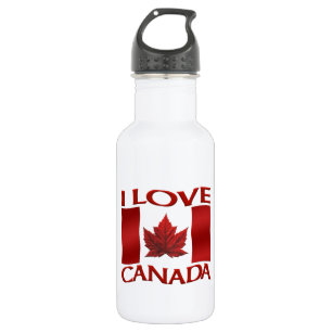 Kanada I Liebe Kanada Souvenir Flasche Edelstahlflasche