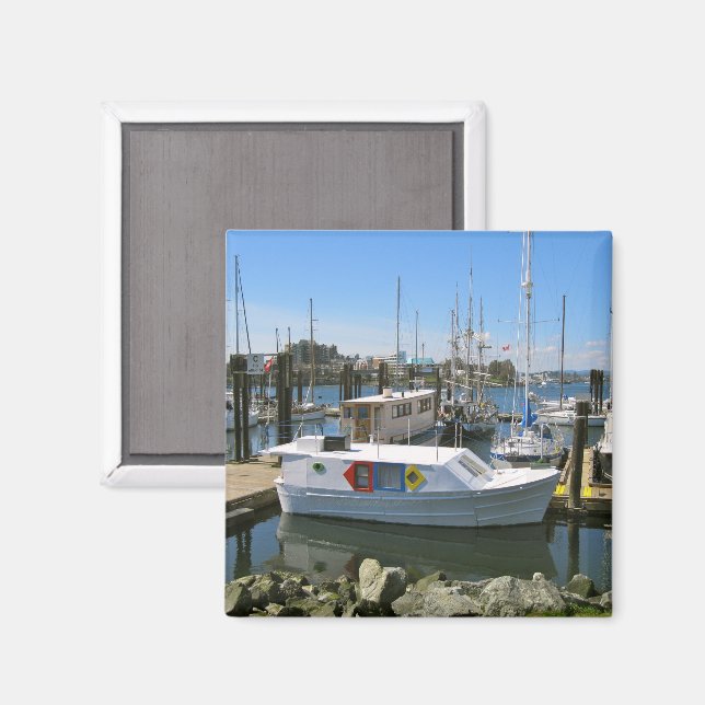 KANADA, innerer Hafen, Victoria, BC Magnet (Vorderseite/Rückseite)