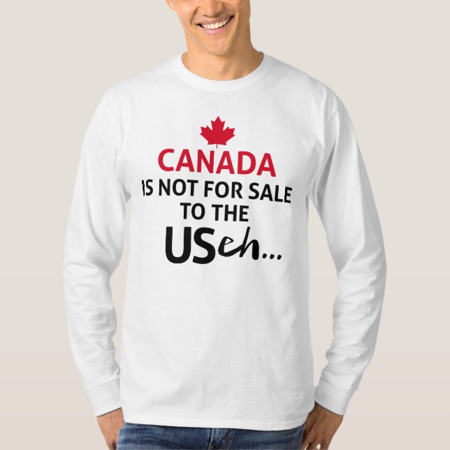 KANADA ist nicht für in die USA eh Funny Freedom O T-Shirt (Vorderseite)