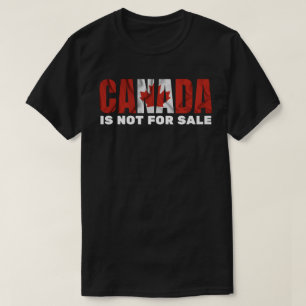 KANADA IST NICHT ZU VERKAUFEN Maple Leaf Flagge T-Shirt