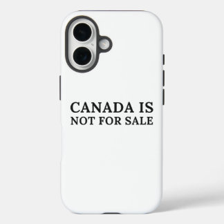Kanada ist nicht zum Verkauf - politische Botschaf iPhone 16 Hülle