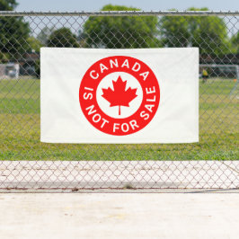 Kanada ist nicht zum Verkauf von Typografie aus ro Banner