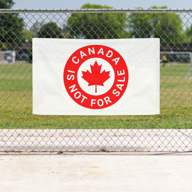 Kanada ist nicht zum Verkauf von Typografie aus ro Banner (Insitu)