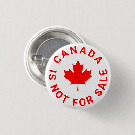 Kanada ist nicht zum Verkauf von Typografie aus ro Button
