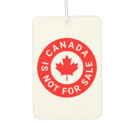 Kanada ist nicht zum Verkauf von Typografie Rotapf Autolufterfrischer