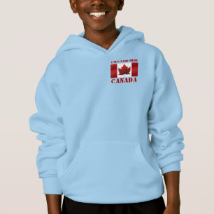 Kanada Jacke für Kinder Personalisierte Kapuzenjac Hoodie