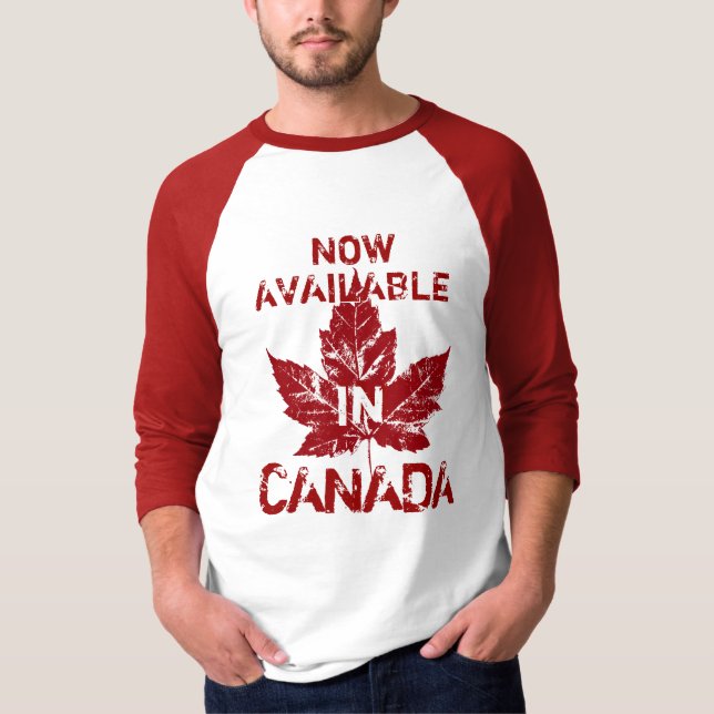 Kanada Jersey Funny Canada Baseball Jersey T-Shirt (Vorderseite)